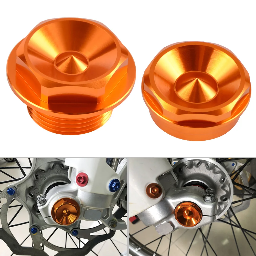 NICECNC Für KTM XC SX 125 150 250 300 350 450 SXF XCF 2013-2014 Motorrad Vorderachse Mutter Rad Kontermutter Bolzen Hinterrad Mutter Kit – Detail 3