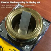 Lead-free Solder Melting Pot Lightweight Tin Pot Sturdy Rust-resistant Reusable Soldering Tin Pot 1