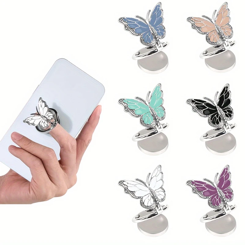 Butterfly Finger Ring Stand For Mobile Phones