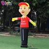 2.7 Meters Height Inflatable Car Wash Air Dancer For Advertising Decoration 10ft Blow Up Tube Man Balloon 2