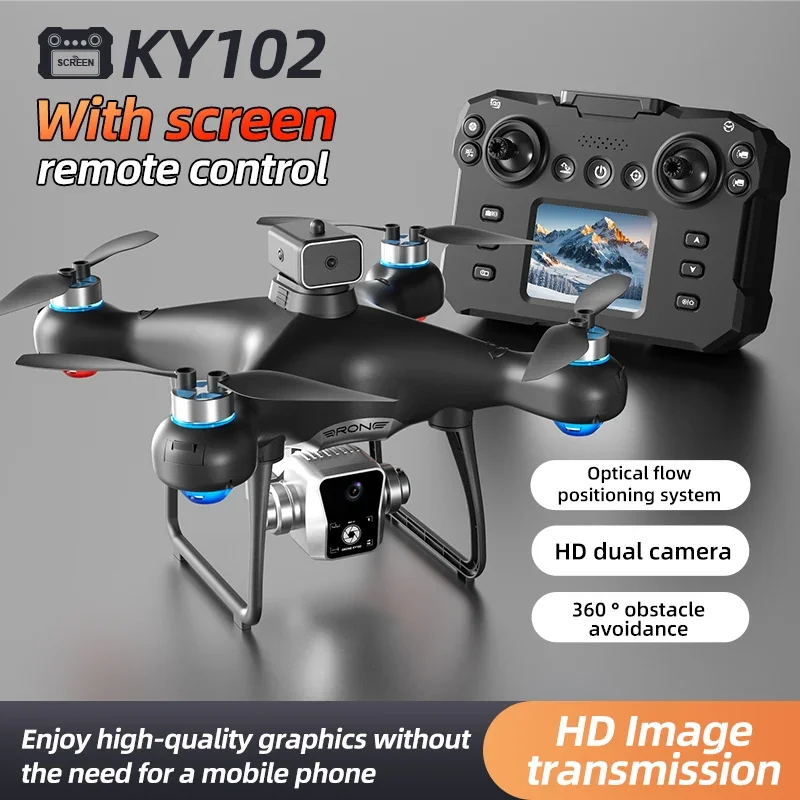 KY102 MAX Drone GRIS 4K HD Caméra GPS Retour Auto