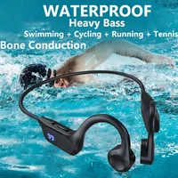 Wireless Earphone Bone Conduction Sport Swimming Bluetooth Compatible Headphone Hand-free With Mic For Running X7 Earbuds 1