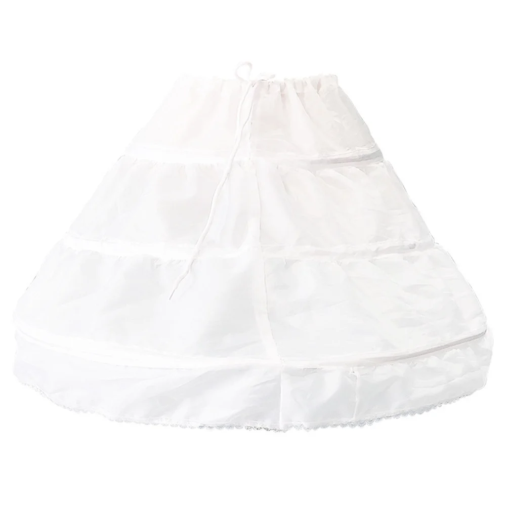 3 Hoops A-line Petticoat Crinoline Slip Underskirt For Ball Gown Wedding Dress petticoat skirt,petticoat underskirt,wedding underskirt,lolita petticoat,flower girl underskirt,wedding petticoat