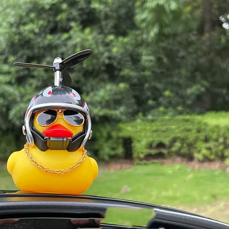 Car Decoration Accessories Broken Duck Car Car Decoration Electric Battery Decoration Bicycle Little Yellow Duck