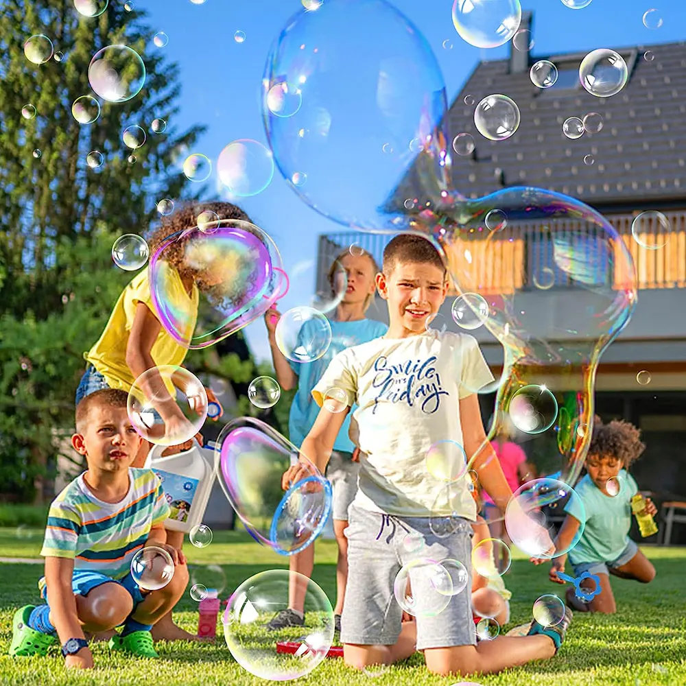 3/7Pcs Bubble Blowing Tools Soap Bubble Stick Set Bubble Blowing Toys Outdoor Kids Fun Toys Family Interactive Toys