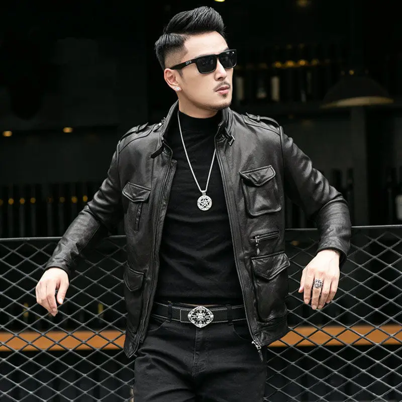 VEAZ TieWaist FauxLeather Jacket YesStyle