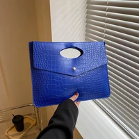 Women Crocodile Pattern Day Clutch Bag PU Leather Women Clutches Ladies Hand Bags Envelope Bag Luxury Party Evening Bags Bolsa