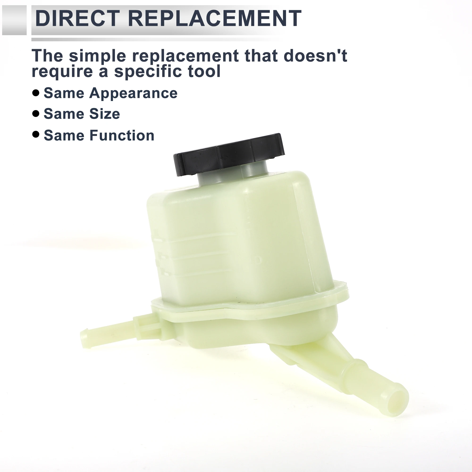 UXCELL Power Steering Reservoir for Nissan Altima 2007 2008 2009 2010 2011 2012 2013 No.49180JA000 Beige