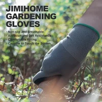 JIMIHOME Gardening Gloves Rose Pruning Proof Gloves Breathable Rubber Coated Gloves for Digging Planting Garden Tools 2