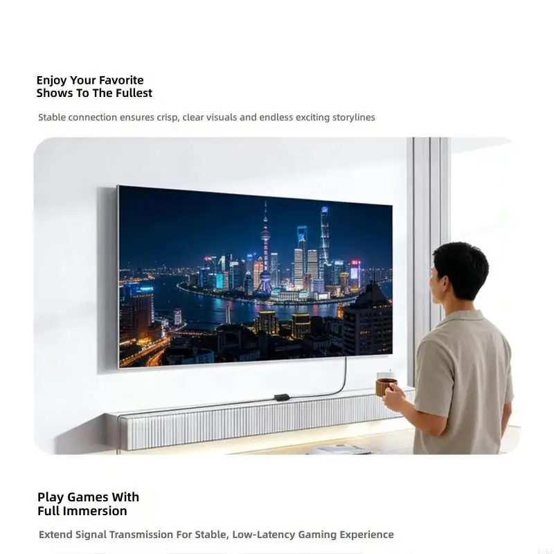 고해상도 비디오 K1KF용 4K60Hz HDTV 익스텐더 HDTV 여성 확장 어댑터