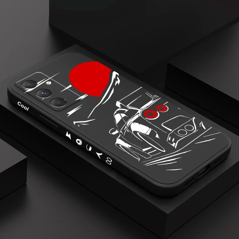 Sleek Red Sports Car Design Phone Case Cover
