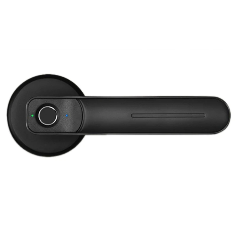 

Key +Fingerprint Smart Door Lock Door Handle Lock IP66 Anti-Theft Security Door Lock Biometric Door Lock for Home Office