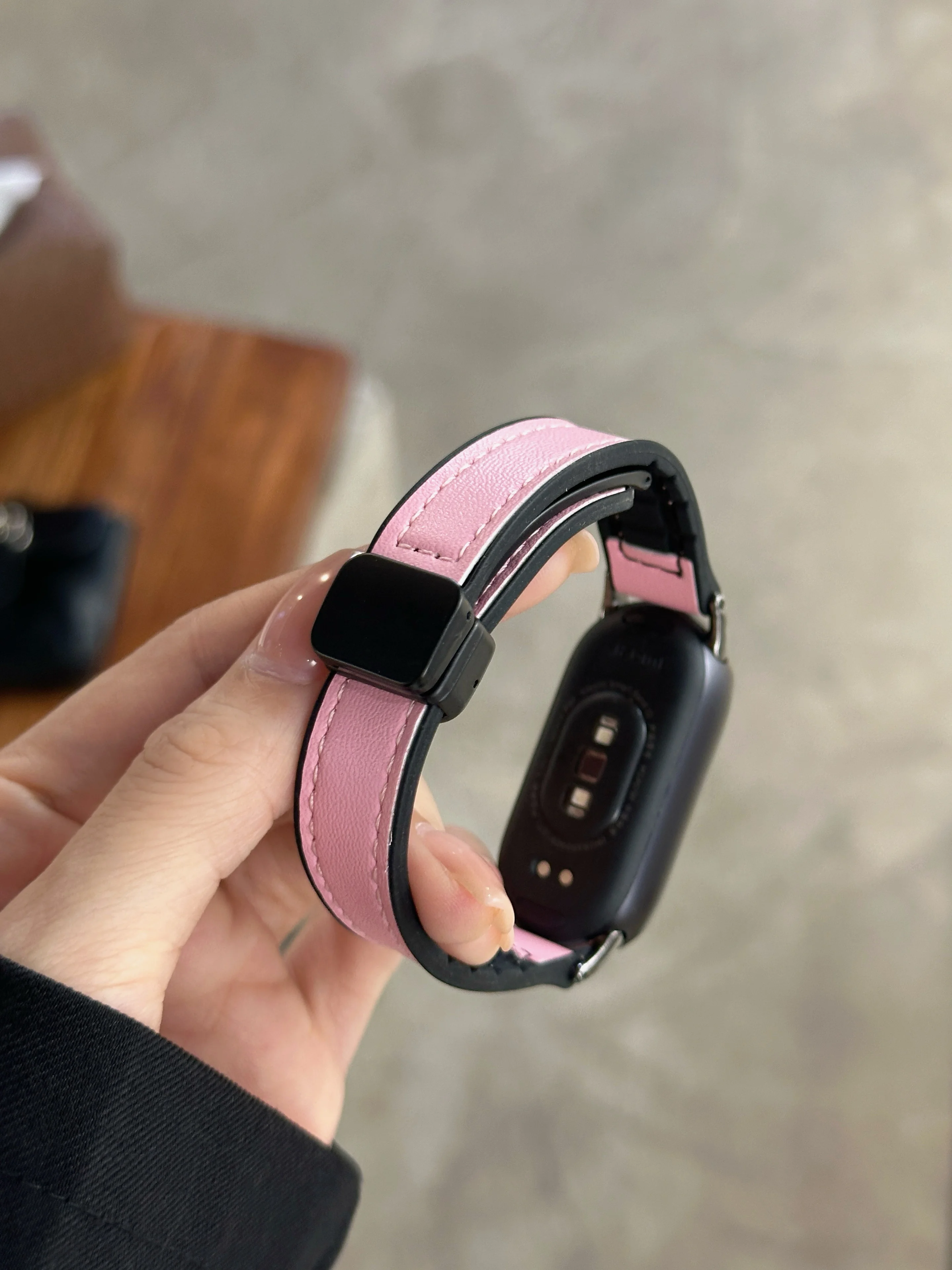 Magnetic Leather Strap for Smartwatch Replacement Bracelet