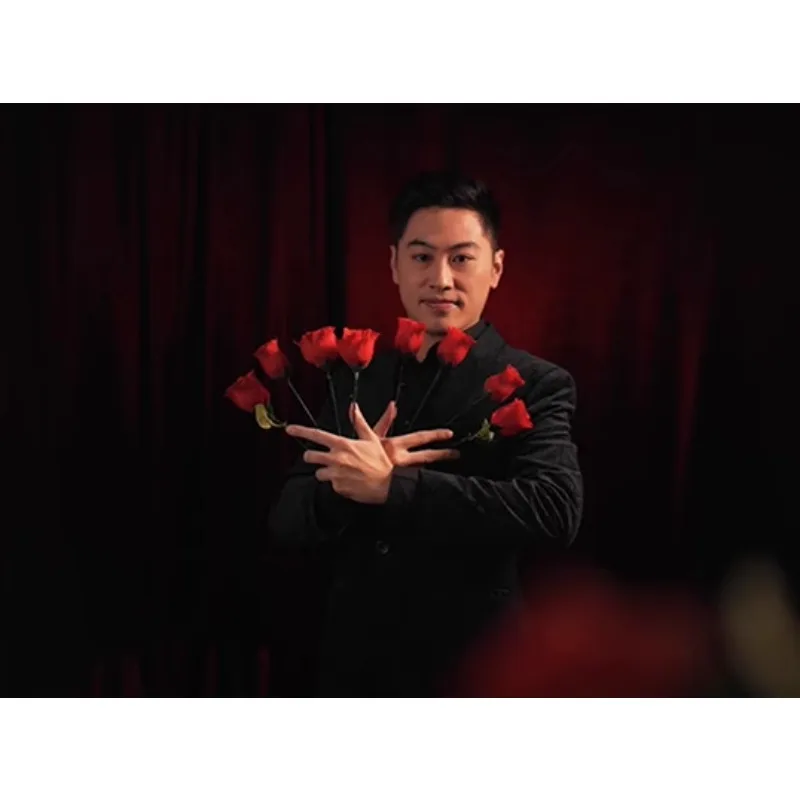Magic Tricks Y-Rose 2.0 Multiplying Rose One to Four Romantic Flower Appearing Magia Stage Wedding Illusion Comedy Mentalism
