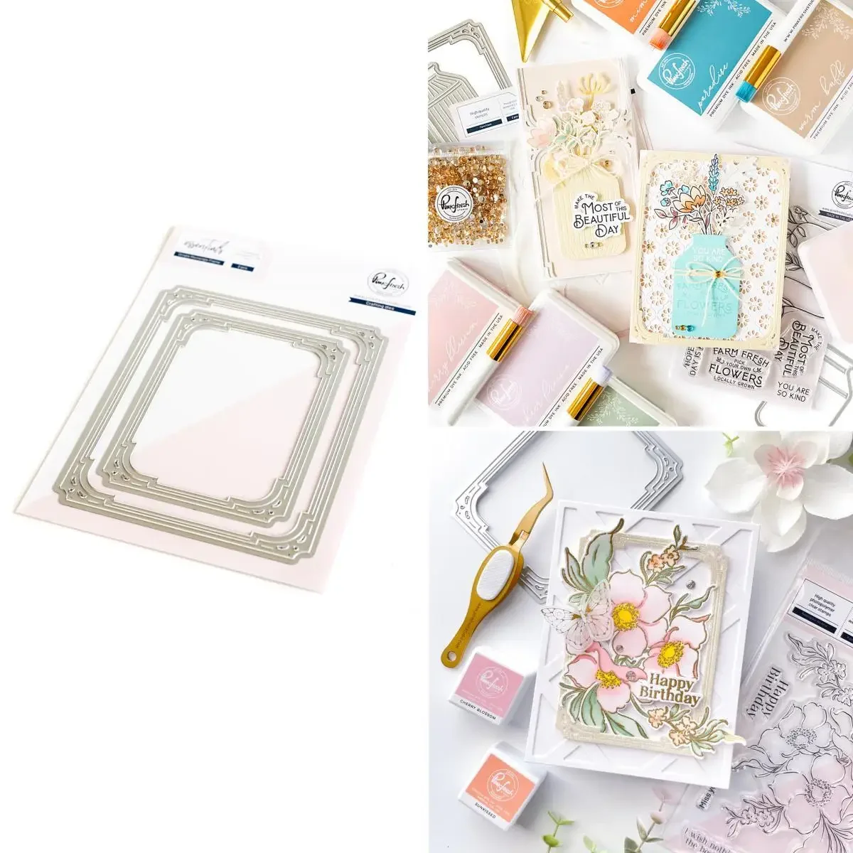 

Christmas Rectangular Frame Metal Cutting Dies Making for Decorating Scrapbook Diy Paper Card Album Mould Embossing Craft