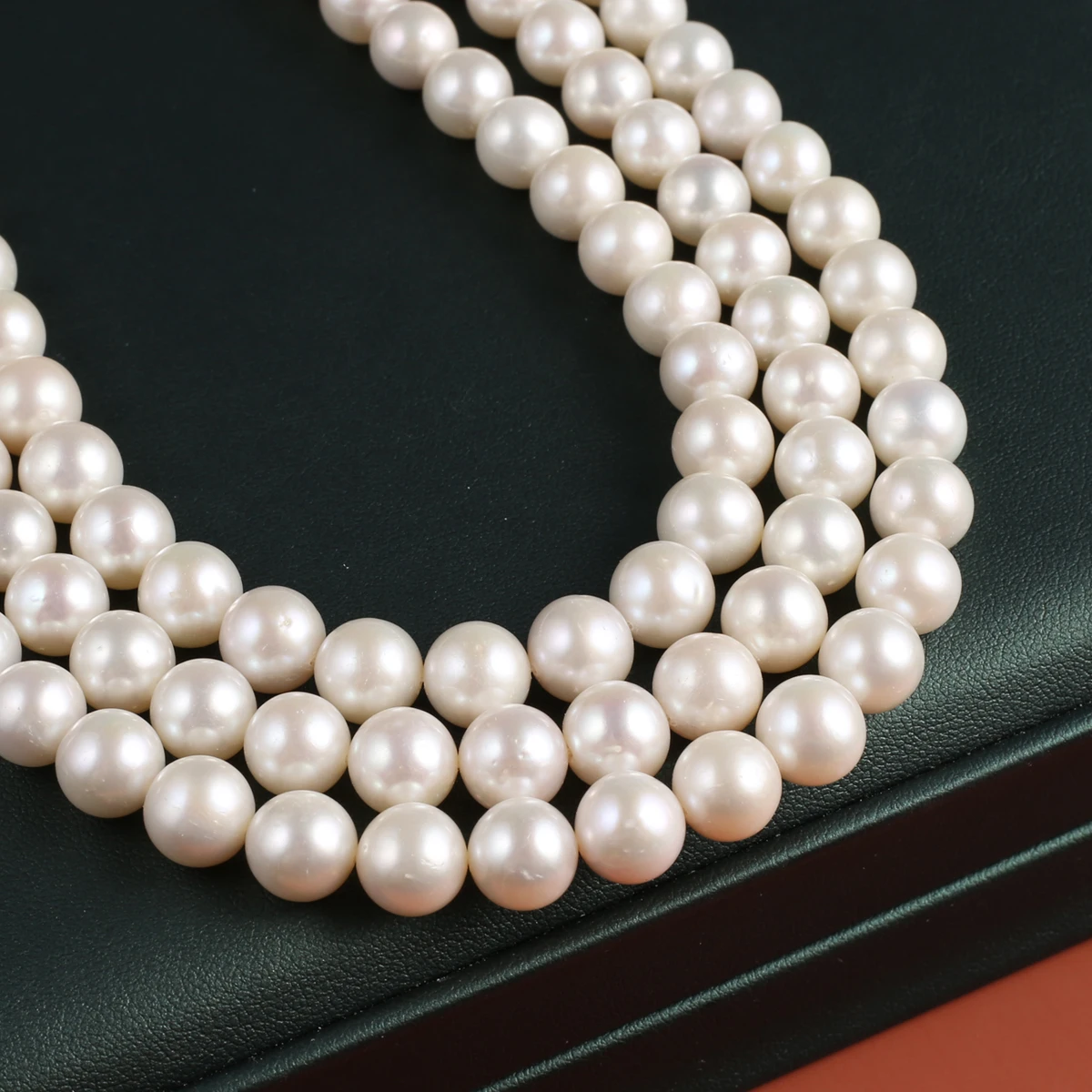 High-quality 100% Natural Freshwater Pearl Punch Beads 9-10mm Jewelry Making DIY Necklace Bracelet Accessories Elegant Jewelry