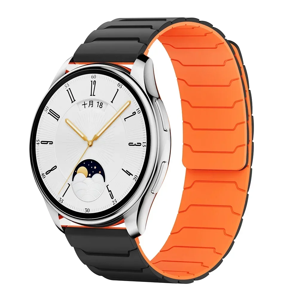 Magnetic Silicone Loop Strap, 22mm/20mm, Versatile Fit