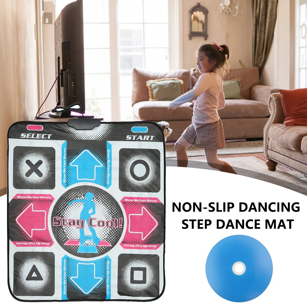เต้นรำลื่นเต้นรำขั้นตอน Pad USB Dance Pad ผ้าห่ม Dancer สำหรับ PC TV AV