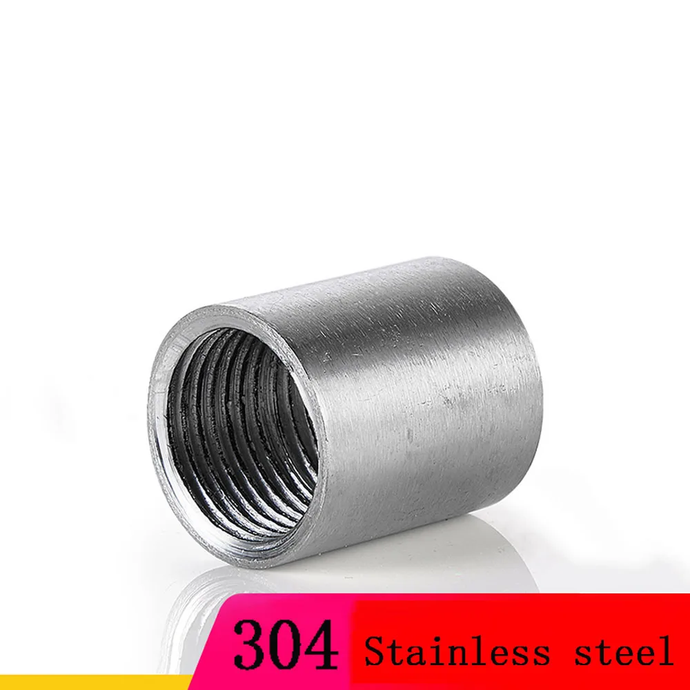 Water connection Adpater 1/8 1/4 3/8 1/2 3/4 1 1-1/4 1-1/2 Stainless Steel SS304  Fuel Female Threaded Pipe Fittings 1 8 3 8 1 2 3 4 1 1 1 4 male thread hex nipple stainless steel pipe joint 304 for direct connection of water heating pipe