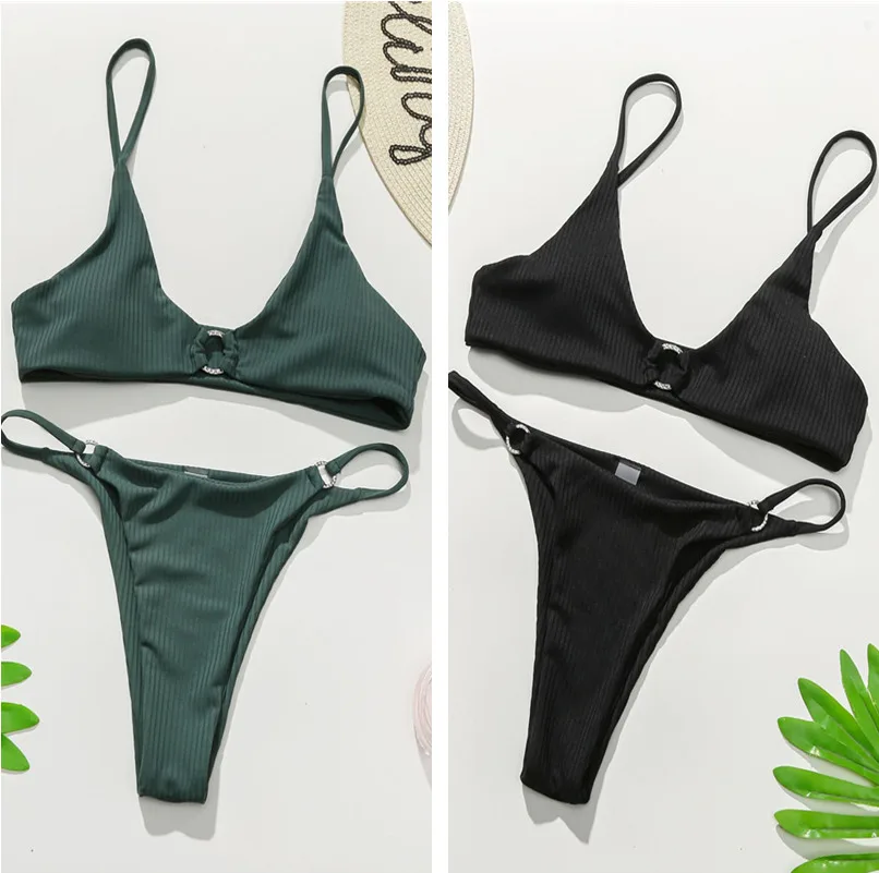 Beach Bikini Set Pad Swimwear Women Swimsuit Maio Biquinis Tankini Femme Badpak Dames Mujer Banador Trikini Stroj Kapielowy women swimsuit women two piece sets