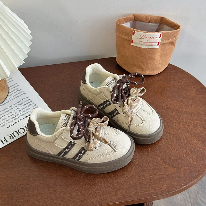 Spring Autumn Kids Casual Shoes Fashion Boys Girls Board Shoes Breathable Little Kids Sports Shoes Fashion Sneakers 2