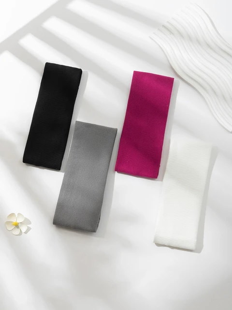 4pcs Classic Knitted Elastic Sports Headbands