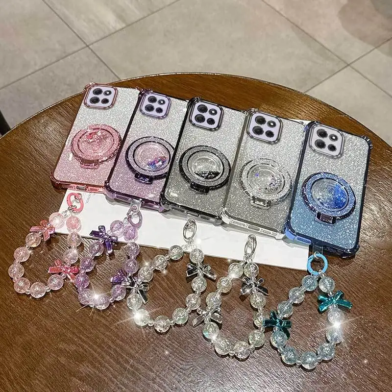 Premium Phone Case Set with Lanyard and Circular Stand – Comfortable and Stylish Protection