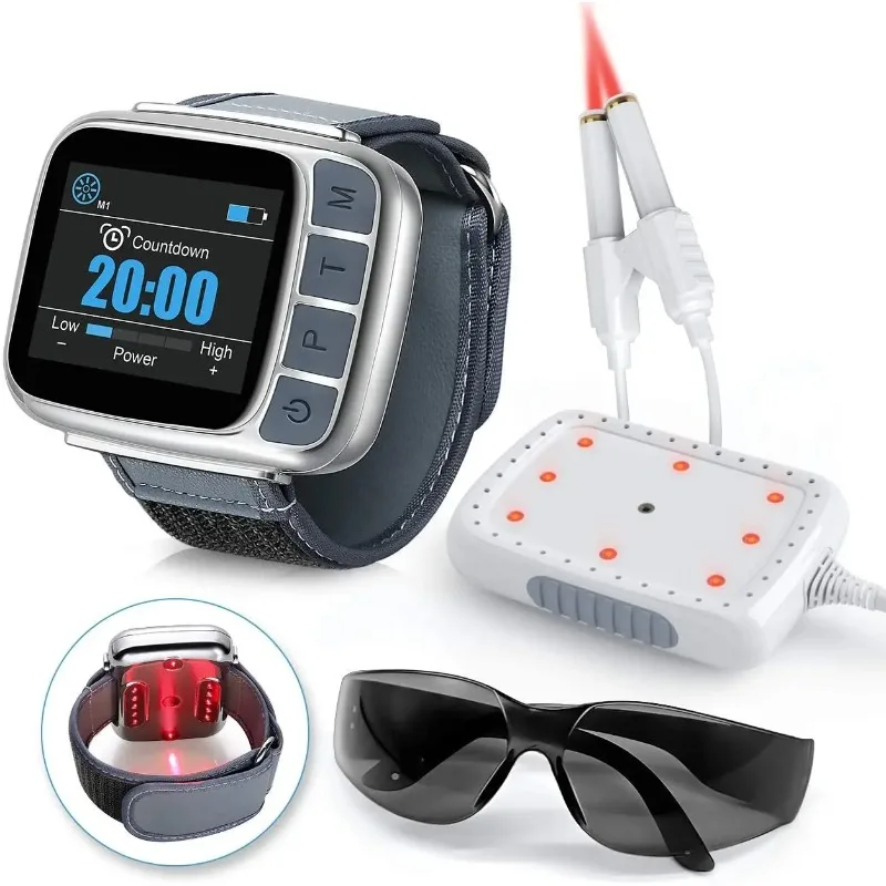 

Charged Low Level Device 650nm 808nm Handheld Pain Relief Red Light Cold Laser Therapy Watch