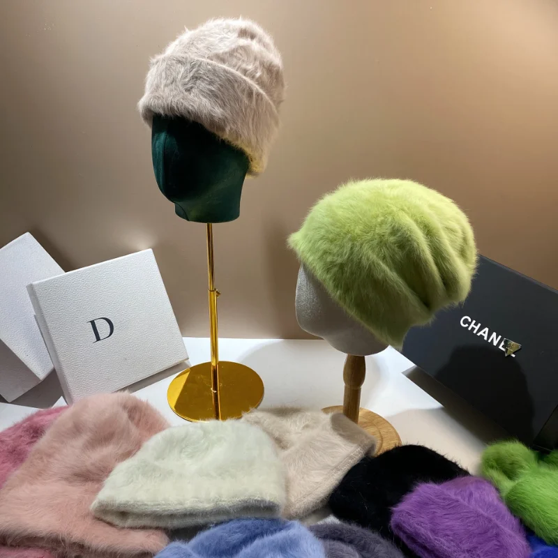 Winter Hat Chanel Hat Price Chanel Cashmere Black CC White Trim