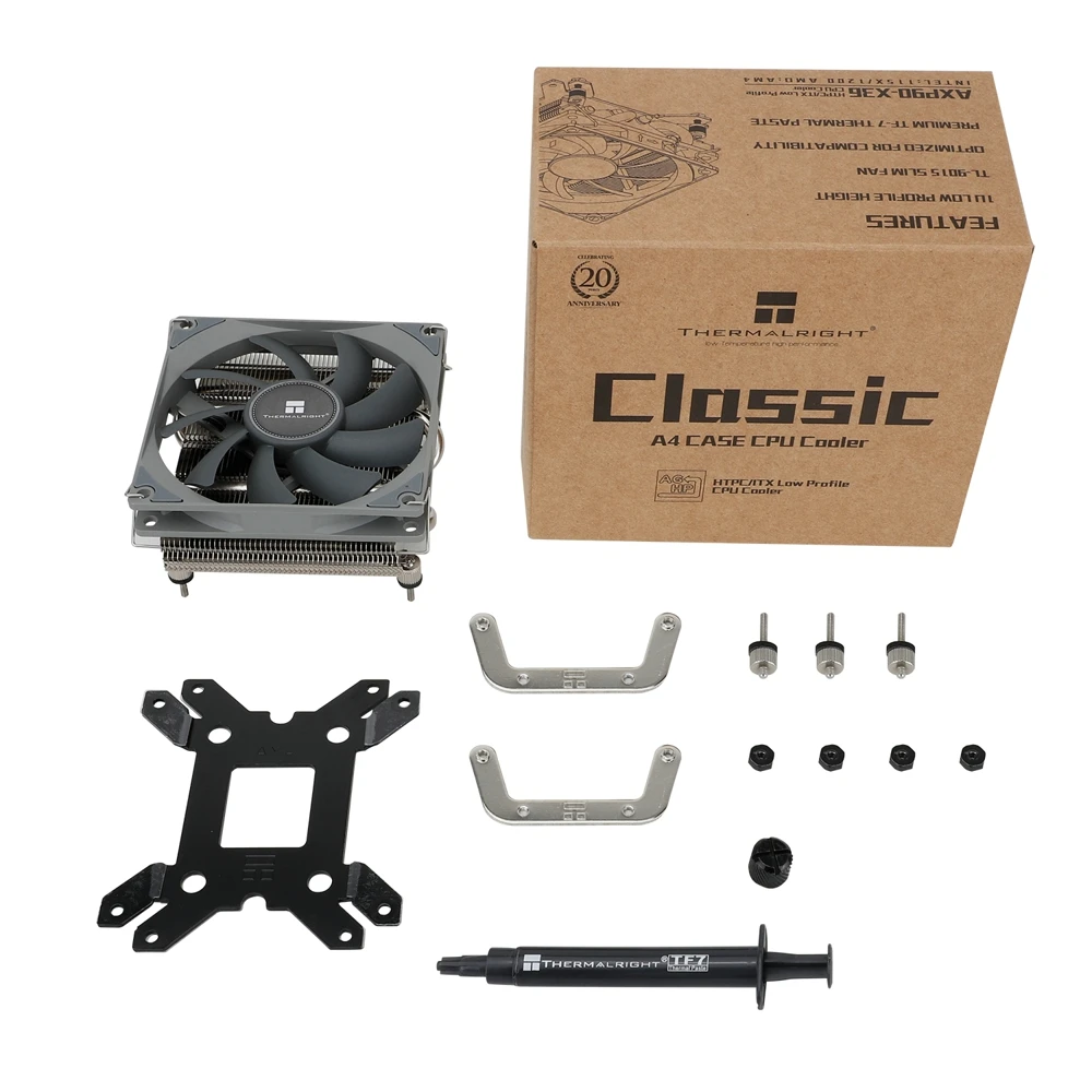115x1155 1151 36mm Altura CPU Cooling AXP90 Preto Baixo Perfil Cooler