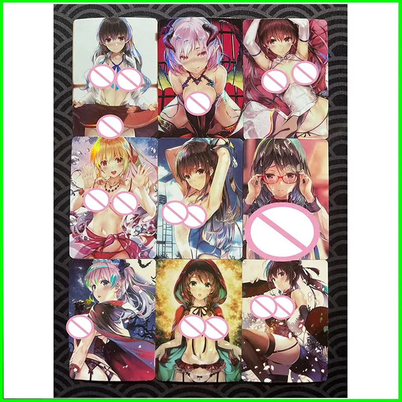 

Anime Characters DIY Collectible Cards Tokai Teio Suma Mosquito Girl Laser Flash Cards Boy Game Toys Christmas Birthday Presents