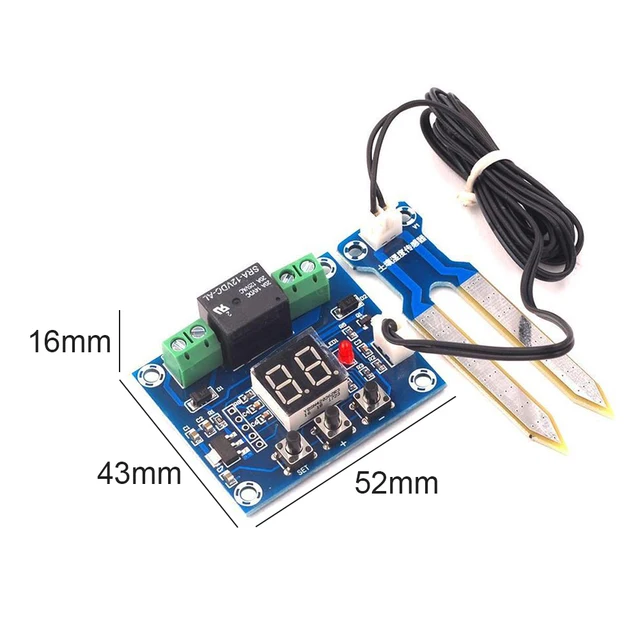 XH-M214 12V Digital Soil Humidity Sensor Controller Irrigation Automatic Water 6