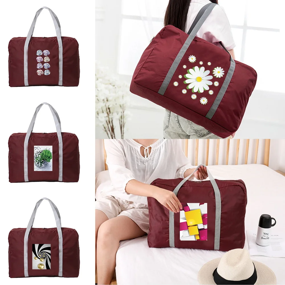 

2023 Waterproof Folding Travel Luggage Bag Portable Travel Bag Handbags Men and Women New Fashion Duffle Bag Travel Storage Bags
