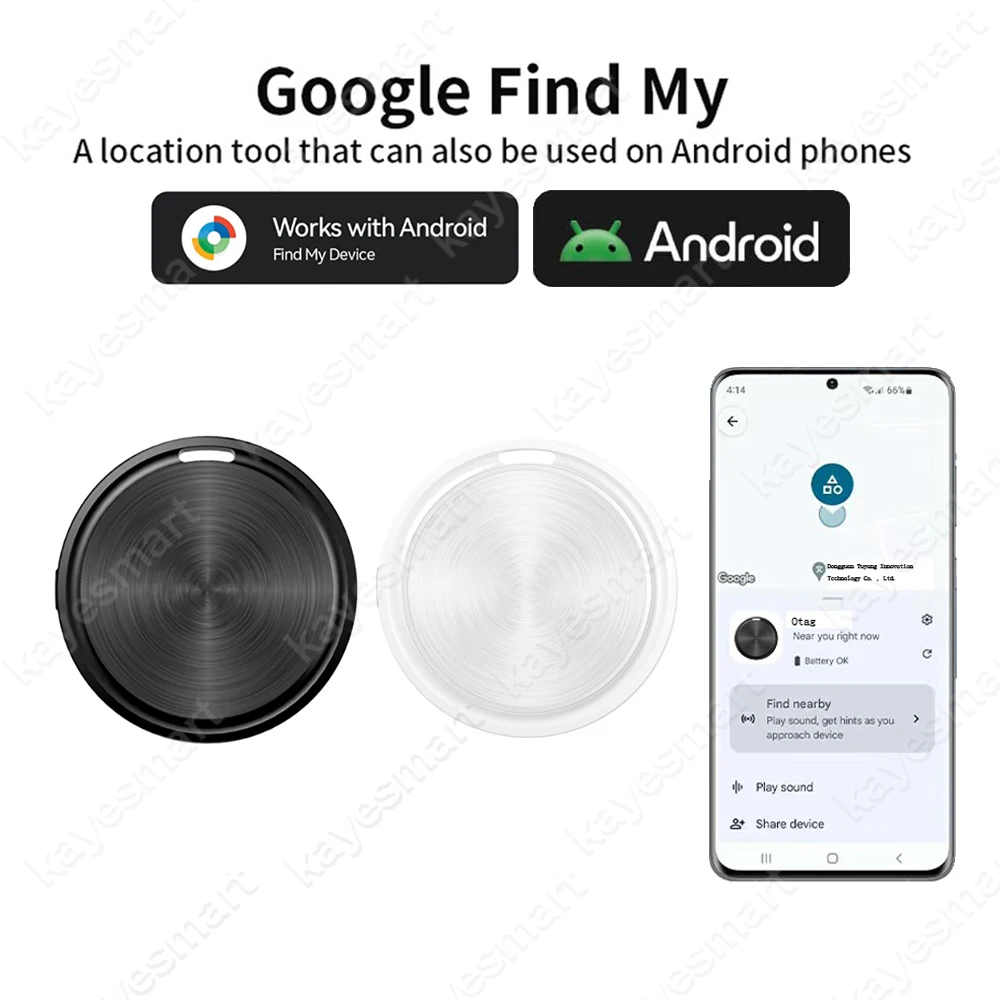 Compact Bluetooth Tracker - Smart Tag for Keys, Pet, Luggage, and Wallet Locator