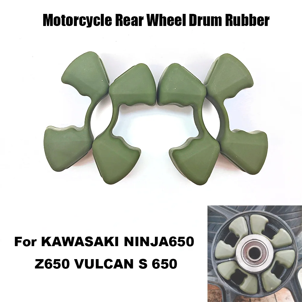 Kit De Cojinete De Rueda Trasera Para Kawasaki Ninja 650R 2006-2021 - Incluye Buje, Portador Y Cauchos