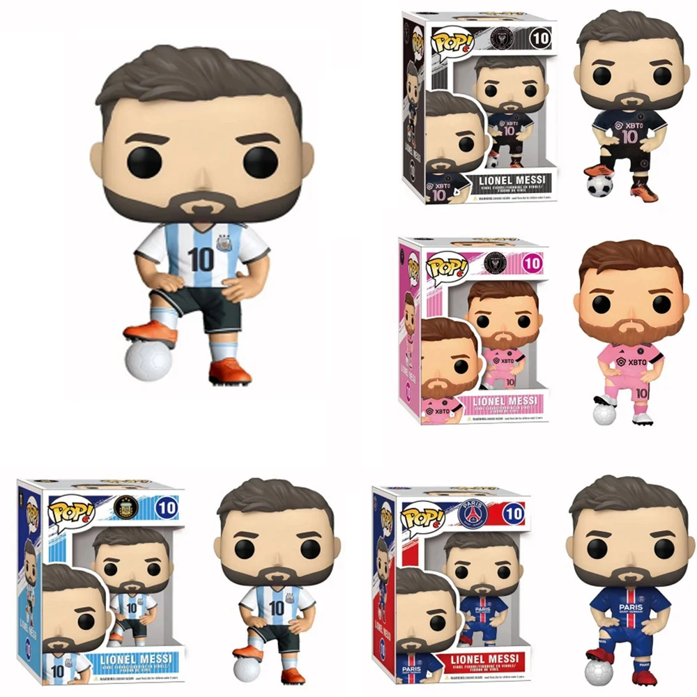 Funko Pop Football Stars Lionel Messi #10 Decoration Ornaments Action  Figure Collection Model Toy for Children Birthday Toy Gift - AliExpress