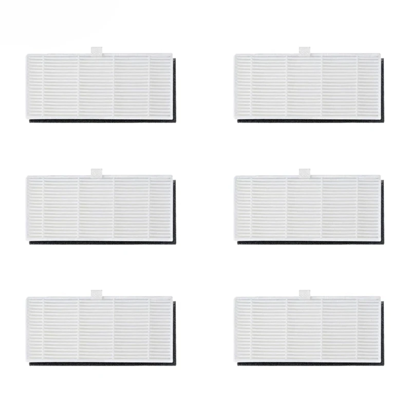 

6Pcs Replacement For Xiaomi Lydsto R1 Robotic Vacuum Cleaner High Quality Filter Spare Parts Hepa Filter Accessories