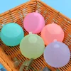 Up to 60Pcs Reusable silicone magnetic water ball, quick water injection for outdoor water fights in summer, with random colors 6