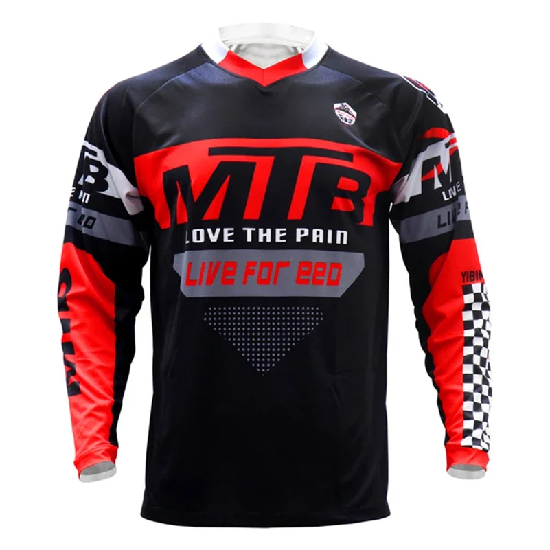 thumbnail image 1 of Camiseta de carreras de secado rápido y manga larga para hombre, para ciclismo de montaña, de carretera, MTB, verano 2024, 1 of 5