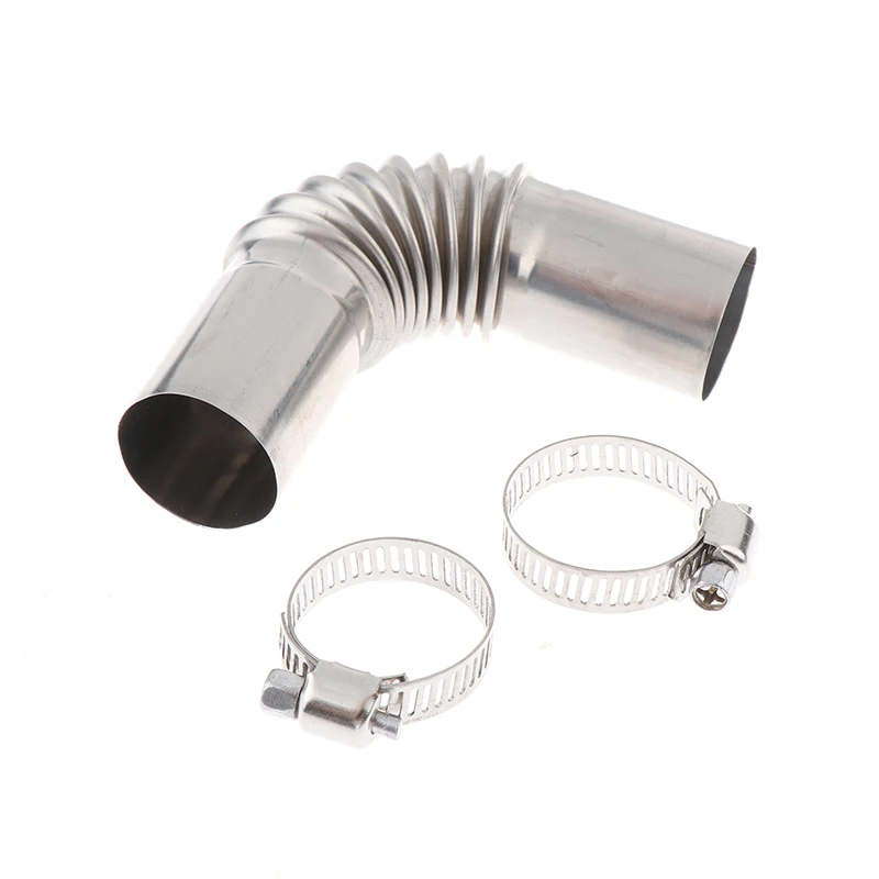 1Set Elbow Pipe Air Parking Heater Exhaust Tube for Diesel Heater Exhaust Pipe,Air Diesel Heater Duct Pipe,Heater Duct Connector,Air Heater Exhaust Connector,Car Heater Accessories