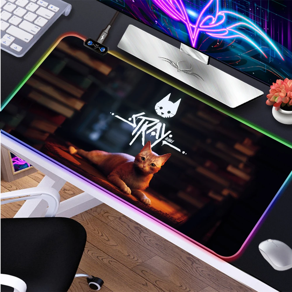 

Игровой коврик для мыши RGB, игровой коврик для мыши с подсветкой, аксессуары для геймеров, компьютерный игровой коврик Varmilo, игровая клавиатура для компаса