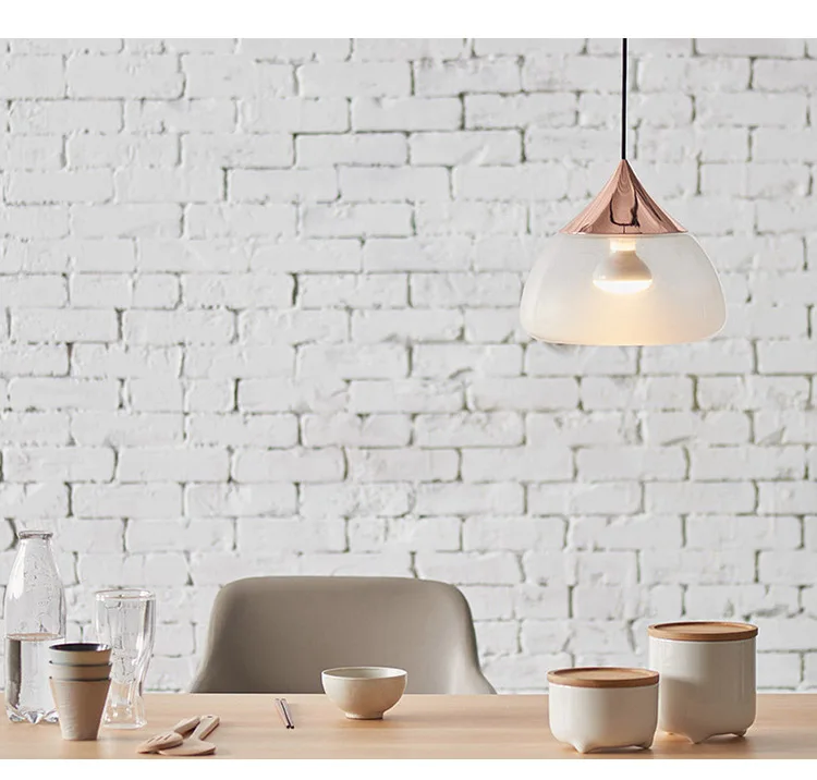 Description Picture 5 of itemWater Drop Iron&Glass Pendant Lights Post Modern Hanglamp Led Hanging Lamp Living Room Bedroom Restaurant Kitchen Home Lighting