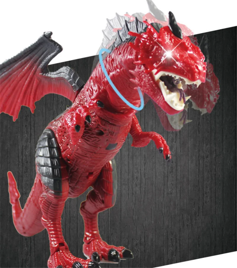 Allaugh - Dinosaure Télécommandé à Démonter - Marche, Rugissements, Vis Lumineuse - RC Dino Avec Tournevis - Cadeau 3-12 Ans - Plastique ABS
