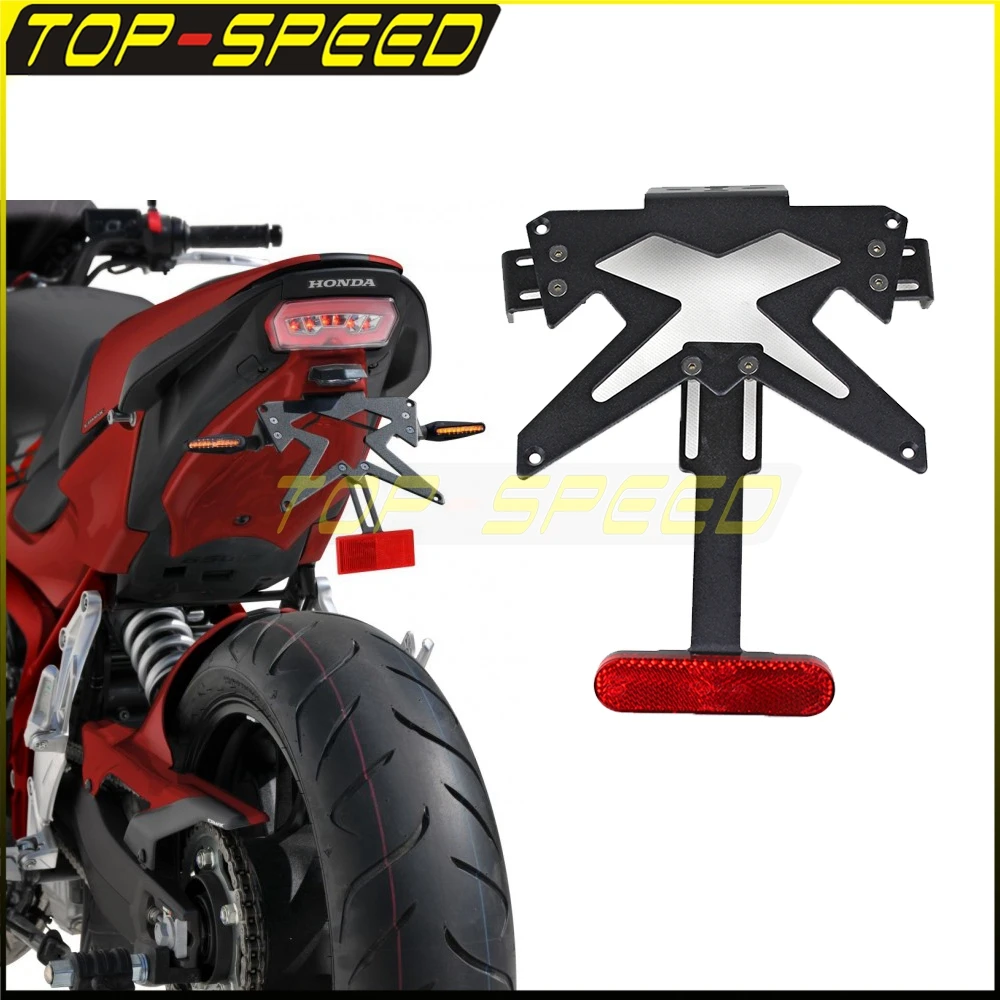 Motorcycle Licence Number Plate Bracket Holder For Honda Yamaha Suzuki Kawasaki Ninja Z750 Z800 Z900 Er6N Er6F Fender Eliminator