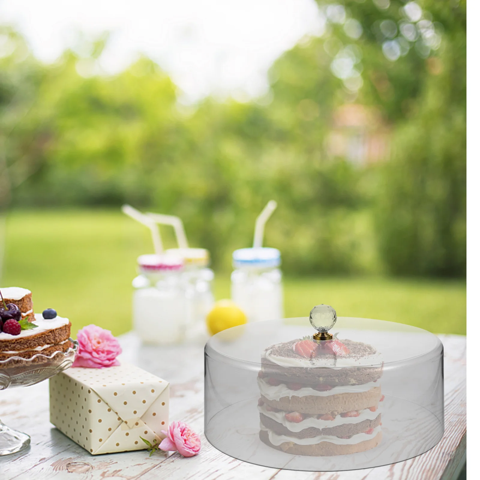 

Cake Cover Dessert Display Covers Protector Protective Clear Dome Food Bread Acrylic