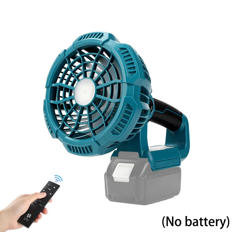 Taingwei Ventilatore Portatile Per Batteria Makita 14,4-20V – 3 Velocità, Luce LED Dimmerabile, Timer, Pieghevole 180°