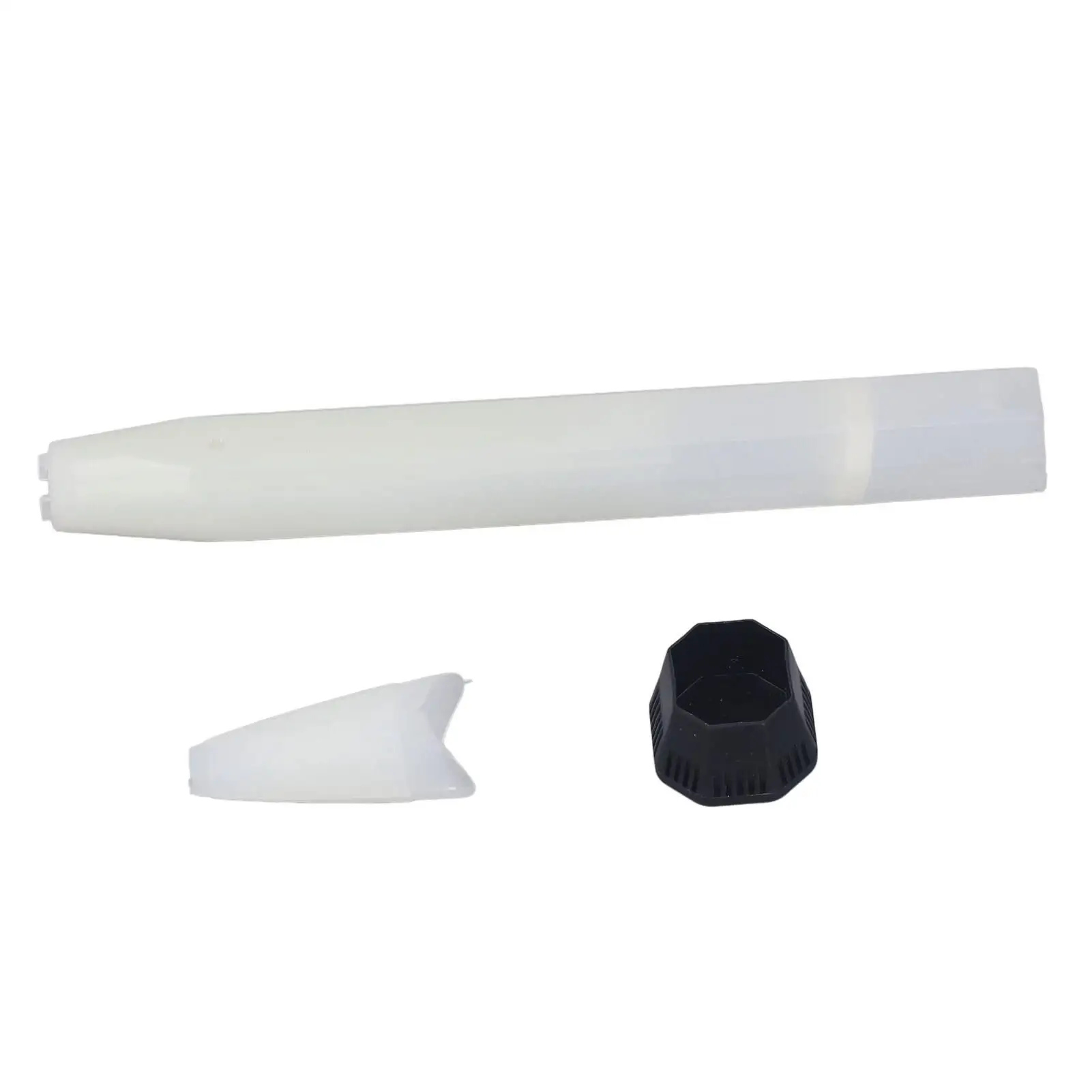 Badminton Bat Handle Nylon Fiber Shockproof Corrosion Resistant White Floating Handle for 6 .8-7.1mm Bat Tube