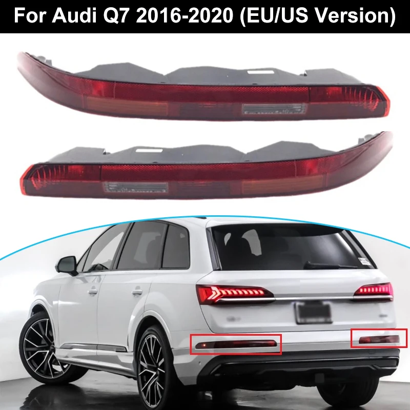 

Автомобильный задний бампер, задний тормоз, фреза и лампочка для Audi Q7 2016-2020 (версия для ЕС/США)