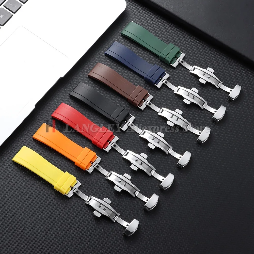 Premium Quick Release Silicone Watch Strap - Versatile Rubber Band in Multiple Sizes