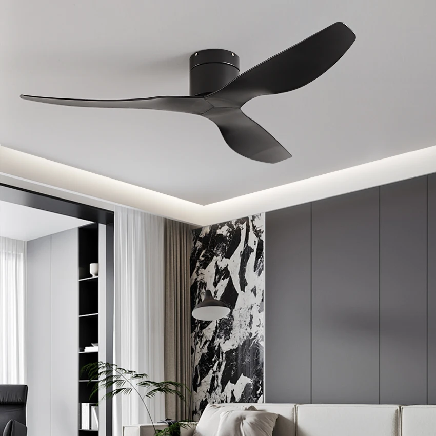 Electric Fan Ceiling Fan 45/52" Industrial Retro Ceiling Fan Ideal for Living/Dining Areas Home & Office 6-Speed Silent DC Inverter Motor